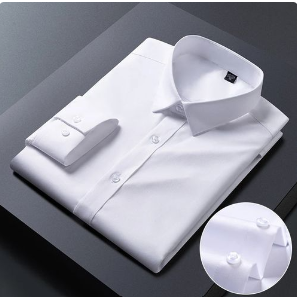 Chemise Homme Manches Longues Blanc