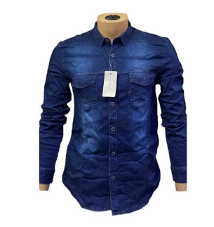Chemise Jeans Manches Longues